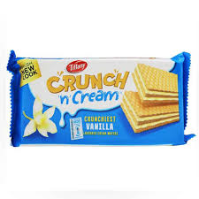 Tiffany Crunchy & Cream Vanilla Wafer 153G