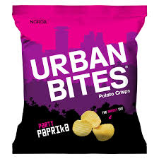 Urban Bites Party Paprika Potato Crisps 30G