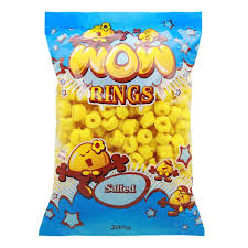 Wow Salted Rings Corn Puff 200G