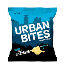 Urban Bites Samba Salt & Vinegar Potato Crisps 30G