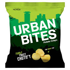Urban Bites Funky Fruit Chutn'y Potato Crisps 30G