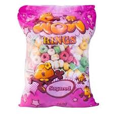 Wow Sugared Rings Corn Puff 200G