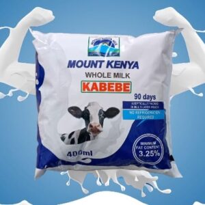 Mount Kenya Whole Milk Kabebe 400ML