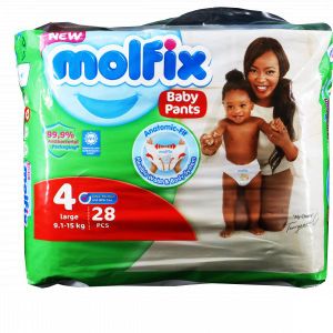 Molfix Baby Pants Large NO. 4 (9-15KG) 28S