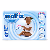 Molfix Baby Diapers Large NO. 4 (9-15KG) 40S