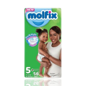 Molfix Baby Diapers XLarge NO. 5 (15-20KG) 56S