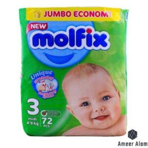 Molfix Baby Diapers Jumbo NO. 3 Midi (4-9KG) 72S