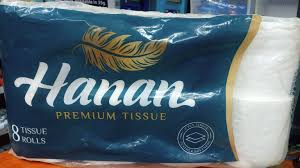 Hanan Premium Tissue Rolls 8 Pack