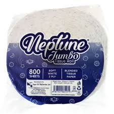 Neptune Coloured Tissue Jumbo Roll