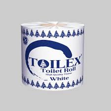 Toilex White Tissue Single Rolls