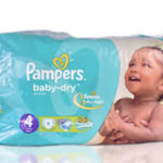 Pampers Baby Dry Maxi Size 4 (7-18KG) 8S