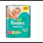 Pampers Baby Dry Jumbo Mini Size 2 (3-6KG) 80S