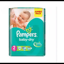 Pampers Baby Dry Jumbo Mini Size 2 (3-6KG) 80S
