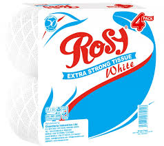 Rosy White Tissue 4 Rolls