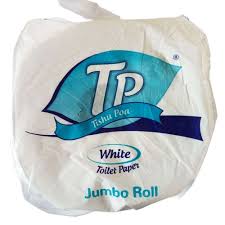 TP White Tissue Jumbo Rolls