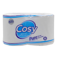 Cosy White Tissue Rolls 2 Pack