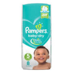 Pampers Baby Dry Junior Size 5 (11-25KG) 8S