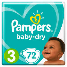 Pampers Baby Dry Jumbo Midi Size 3 (4-9KG) 72S