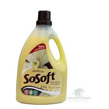 Sosoft Vanilla Fabric Softener 2.5L