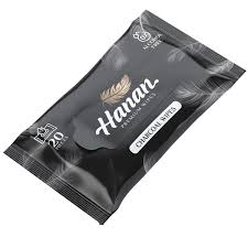 Hanan Charcoal Wet Wipes 20S