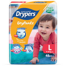 Drypers Baby Pants Diapers Large