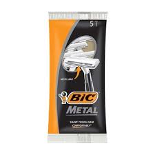 Bic Metal Disposable 5PCS Shaver