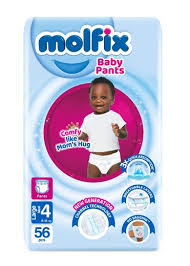 Molfix Baby Pants Large NO. 4 (9-15KG) 56S