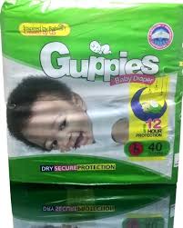 Guppies Large Baby Diapers HC 40PCS