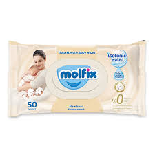Molflix New Born Wipes 50S