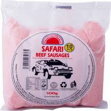 Farmers Choice Safari Beef Sausages 500G