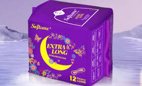 Softcare Extra Long Sanitary Pads 8S