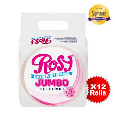 Rosy Coloured Tissue Jumbo Roll