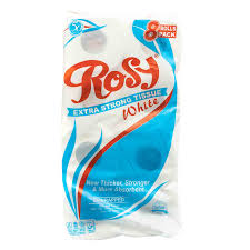 Rosy White Tissue 8 Rolls
