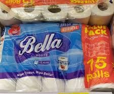 Bella White Tissue Paper 15Pack