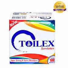 Toilex White Serviettes 100 Sheets