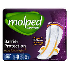 Molped Super Night Extra Long Pads 6S
