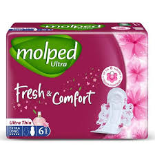 Molped Ultra Thin Extra Long Fresh Comfort Pad 6S
