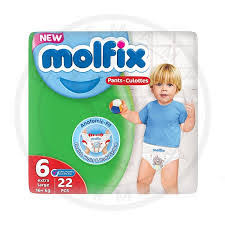 Molfix Baby Diapers XXL NO. 6 (22+4) 15-20KG