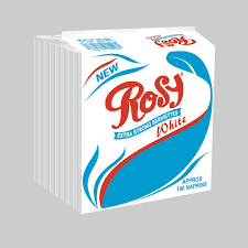 Rosy White Serviettes 100PCS