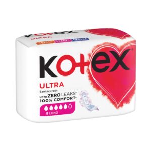 Kotex Ultra Thin Long Super Pads 8S