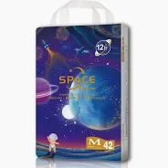 Softcare Space Baby Diapers Medium 42PCS