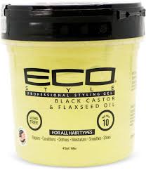 Eco Black Castor & Flaxed Seed Gel 473ML