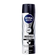 Nivea Men Invisible Black & White Quick Dry Body Spray 150ML