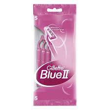 Gillette Blue II For Women Shaving Razor 5PCS
