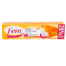 Fem Sandal Dry Skin Hair Removal Cream 90G