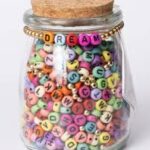 Letter Beads Medium Jar