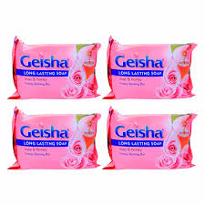 Geisha Rose & Honey Bathing Soap 4*125G