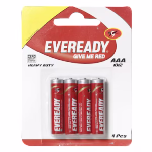 Eveready AAA 80*4 Red Batteries