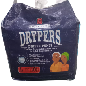 Drypers Platinum Adult Diapers Large