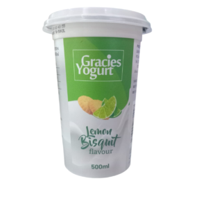 Gracies Lemon Biscuit Yoghurt 500ML